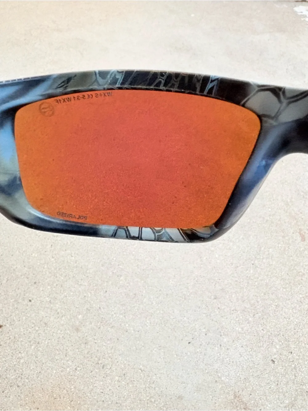 WILEY X OMEGA Polarized Mirror Lens Wrap Around Sunglasses WX Z87-2+